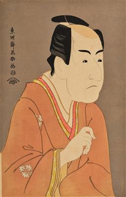 Toshusai Sharaku (Mitte 18. Jh.), Nachschnitt 20. Jh., - Arte Asiatica