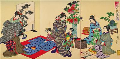 Toyohara Chikanobu, (Japan 1838-1912), - Asian Art