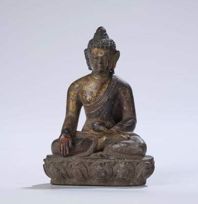 Buddha Shakyamuni, Tibet, 18. Jh., - Arte Asiatica