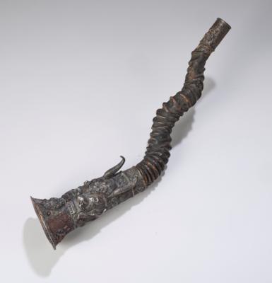Ritualtrompete, Tibet, 19./20. Jh., - Arte Asiatica