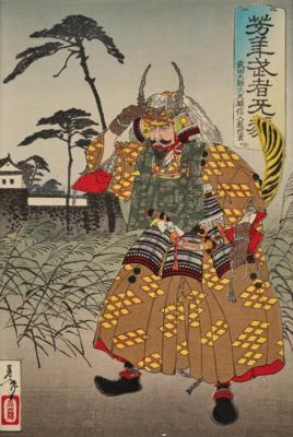 Tsukioka Yoshitoshi (Edo 1839-1892), - Arte Asiatica
