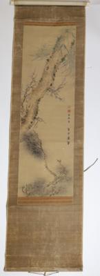 Japan, um 1900, Rollbild, - Asiatische Kunst