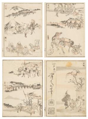 Katsushika Hokusai (Edo 1760-1849), - Asijské umění