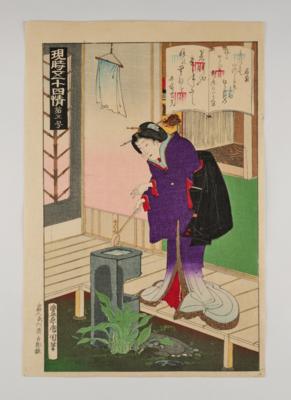 Toyohara Kunichika (1835-Edo 1900), - Asijské umění