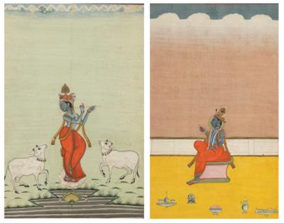 Zwei indische Miniaturen, - Asian Art