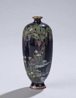 Kleine Cloisonné Vase, Japan, Meiji Periode, - Asiatische Kunst