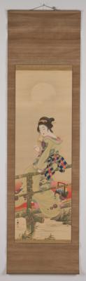 Japan, Taisho-Periode, Hängerolle, - Asijské umění