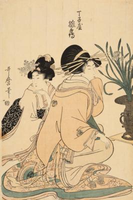 Kitagawa Utamaro (1753-1806) Meiji-Nachschnitt, - Arte Asiatica