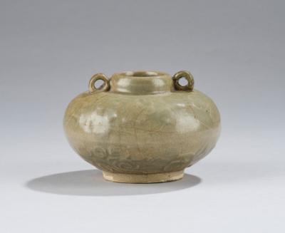 Kleiner Seladon glasierter Topf, China, Song/Yuan Dynastie, - Arte Asiatica