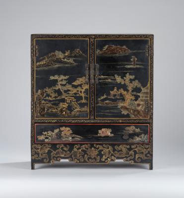 Kleines Lackkabinett, Japan, Meiji Periode, - Arte Asiatica