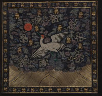 Rangabzeichen (buzi), China, späte Qing Dynastie, - Asian Art