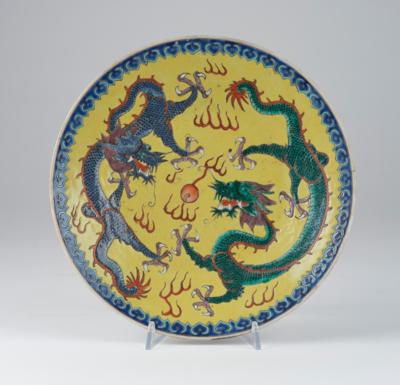 Teller, China, späte Qing Dynastie/Republik Periode, - Arte Asiatica