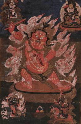 Thangka des Hayagriva, Tibet, 18./19. Jh., - Arte Asiatica