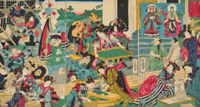 Yoshiiku Ochiai (1833-1904), - Asian Art