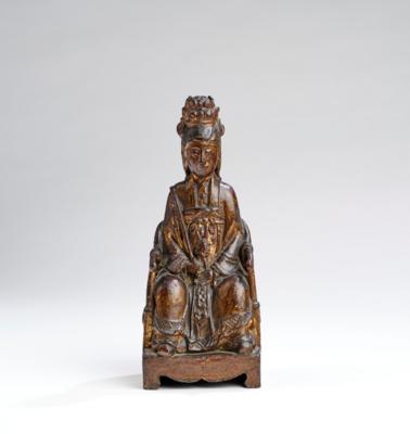 Bronzefigur der Bixia Yuanjun, China, 17./18. Jh., - Asijské umění