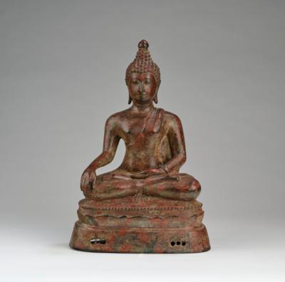 Bronzefigur des Buddha Shakyamuni, - Asijské umění