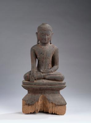 Buddha Shakyamuni, Burma, 17./18. Jh., - Asijské umění