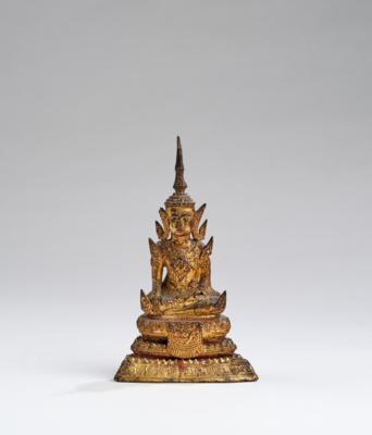 Buddha Shakyamuni, Thailand, Rattanakosin, 19. Jh., - Arte Asiatica