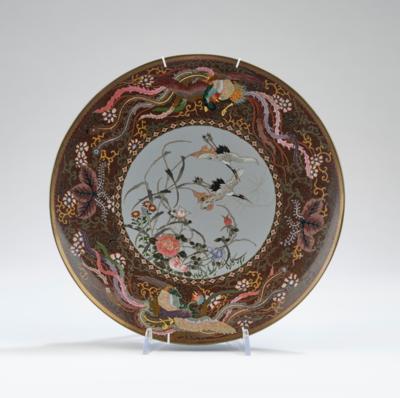 Cloisonné Teller, Japan, Meiji Periode, - Asijské umění