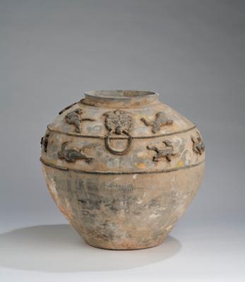 Gefäß, China, Han Dynastie (206 v.Chr. - 220 n.Chr.) , - Asijské umění
