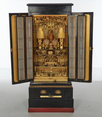 Großer Hausaltar (butsudan), Japan, Meiji Periode, - Asijské umění