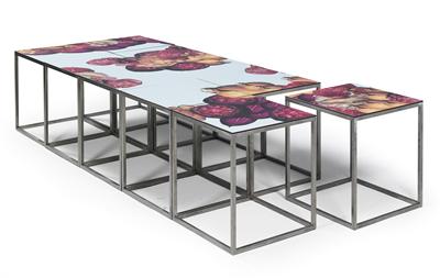 “Edifice”-oggetto tavolo/sgabello, Doris Krüger & Walter Pardeller - Design