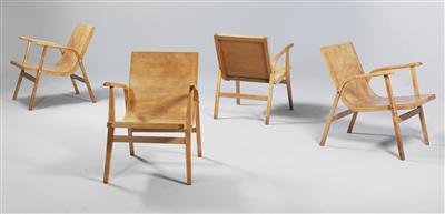 Set di quattro sedie, - Design