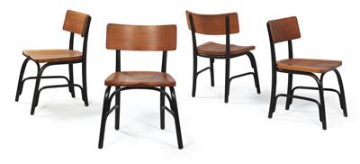 Set di quattro sedie, - Design
