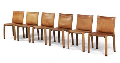 A set of six “Cab” chairs, Model No. 412, - Design