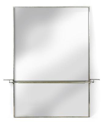A large wall mirror with a tray, - Design