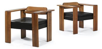 A pair of “Artona” armchairs, - Design
