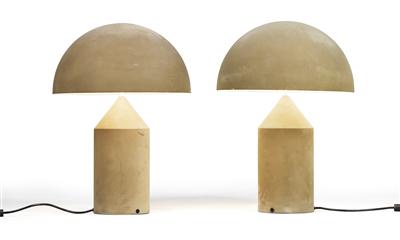 Paar "Atollo"-Tischlampen, - Design