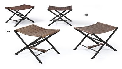 A pair of “Camp” folding stools, - Design