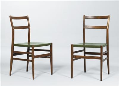 A pair of “Leggera” chairs, Model No. 646, - Design