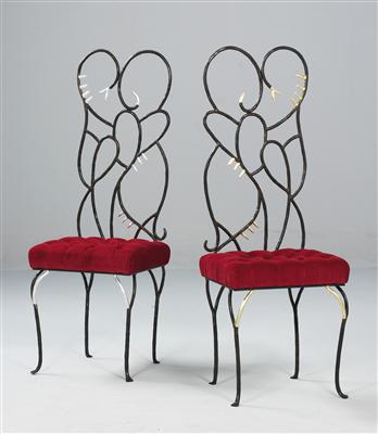 Coppia di  sedie “Regina”, - Design