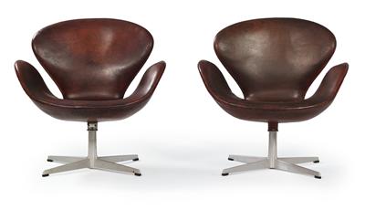 Paar "Swan chairs", - Design