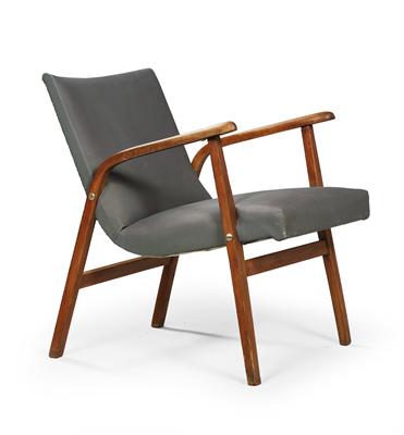 Divano e sedia a braccioli modello”Cafe Ritter”, - Design