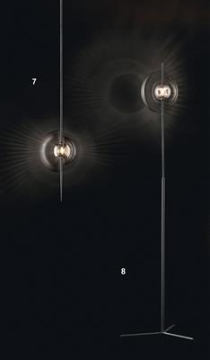 A “Captured” pendant light, - Design