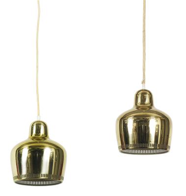 A pair of “Golden Bell” pendant lamps, Model No. A 330, - Design