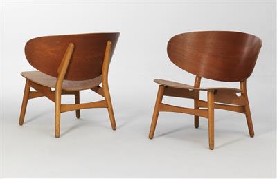 A pair of “Shell” chairs, - Design