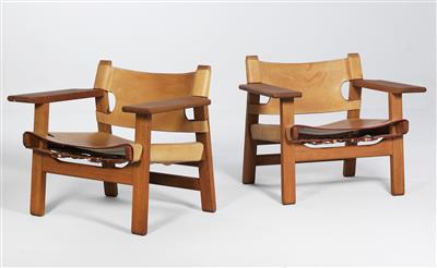 Paar "Spanish Chairs" Mod. 2226, - Design