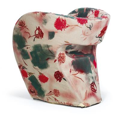 A “Victoria & Albert Rose Red Chair”, Nuala Goodman, - Design