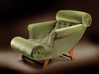 Knieschwimmer-Sessel, von Adolf Loos ab 1906 verwendet - Design
