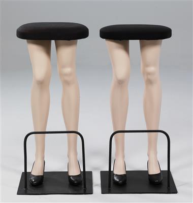 Paar Barhocker, La Rose Mannequin - Design