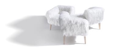 Prototyp-"Indiscret"-centre point chair (Drei-Sitzer), Entwurf Dominique Perrault  &  Gaelle Lauriot - Design