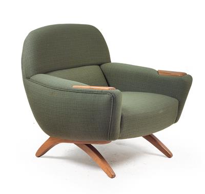 An armchair, Model No. 62, designed by Leif Hansen, - Design