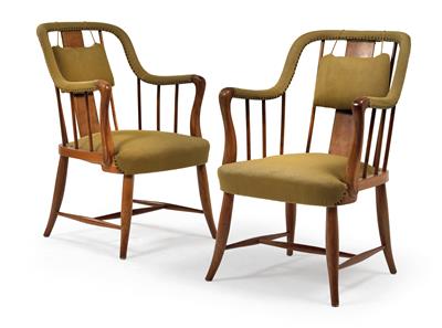 A pair of armchairs, designed by Josef Frank - Design
