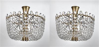 A pair of “Rondino” ceiling lights, Model No. 5207, J. T. Kalmar, - Design