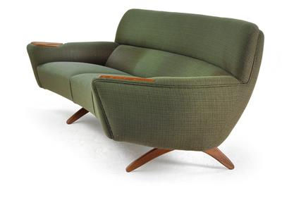 Sofa Mod. 62, Entwurf Leif Hansen, - Design