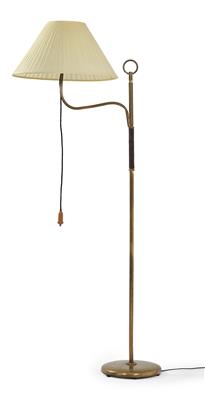 A standard lamp, the design attributed to Josef Frank, manufactured by J. T. Kalmar, - Design